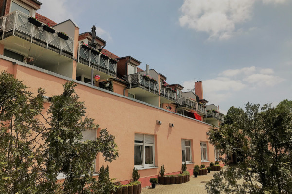 Barrierefreies Appartement mit Fußbodenheizung.