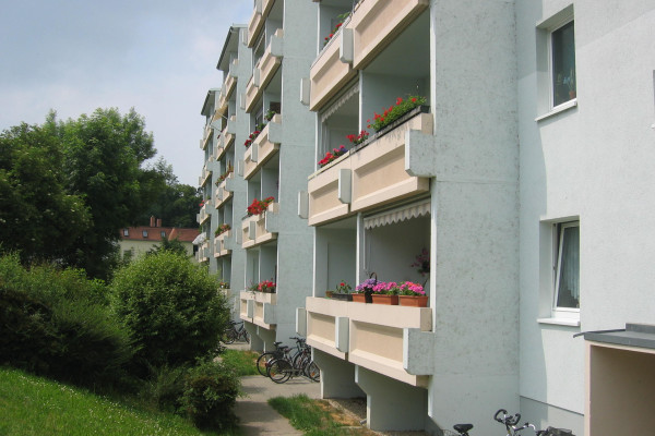 Gepflegte 3Raumwohnung in bequemer 2.Etage.