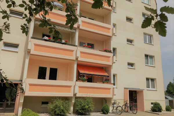 Gemütliche 1-Raumwohnung mit Balkon, im Hochparterre.