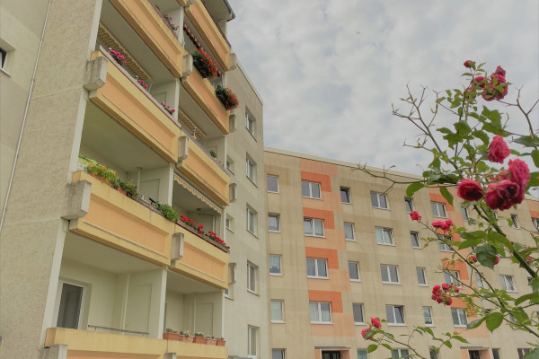 Funktionale 3Raumwohnung am Stadtpark, mit Einbauküche.